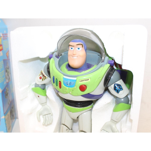 690 - A vintage Buzz Lightyear from Toy Story talking figure, in original box, the box approx 34cm tall