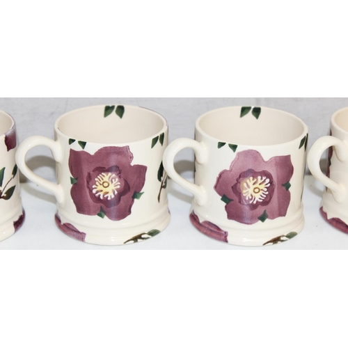 1655 - Emma Bridgewater & Mary Fedden Hellebore pattern ceramics to inc 4 mugs and a large tea cup and sauc... 