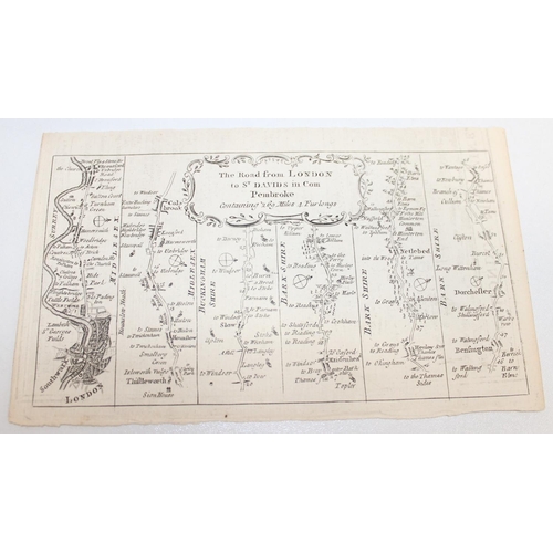 490 - Qty of assorted unframed antique and later maps, mainly antique examples to inc Robert Mordan, John ... 