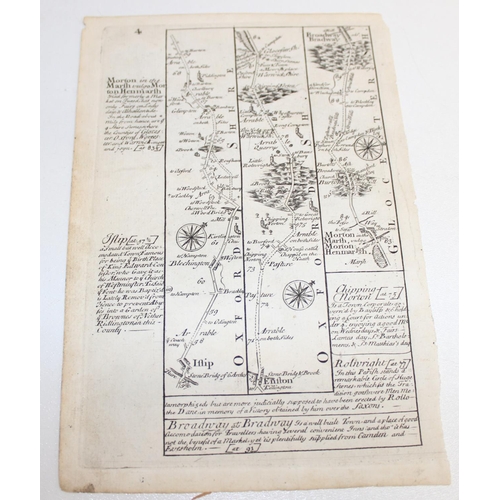 490 - Qty of assorted unframed antique and later maps, mainly antique examples to inc Robert Mordan, John ... 