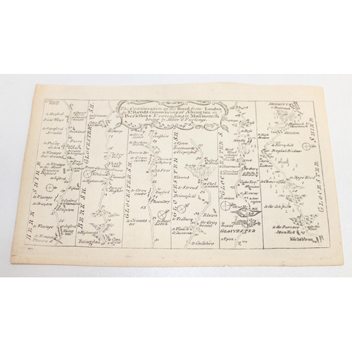 490 - Qty of assorted unframed antique and later maps, mainly antique examples to inc Robert Mordan, John ... 