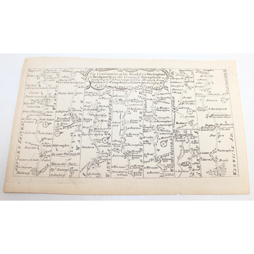 490 - Qty of assorted unframed antique and later maps, mainly antique examples to inc Robert Mordan, John ... 