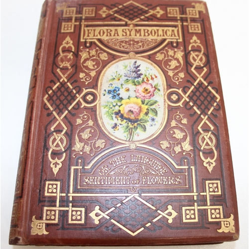 585 - 3 assorted antique books with superb quality printed plates all relating to flowers and botany, to i... 