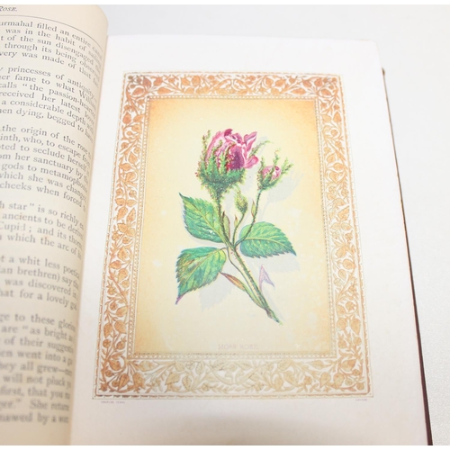 585 - 3 assorted antique books with superb quality printed plates all relating to flowers and botany, to i... 