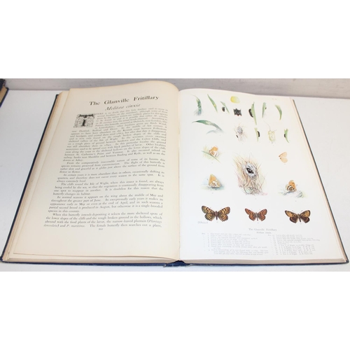 586 - F. W. Frohawk. Natural History of British Butterflies, 2 volumes, sixty coloured plates, four furthe... 