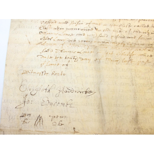 589 - 3 antique legal indenture/documents, dates ranging from 1682 - 1808 to incl 2 handwritten indentures... 