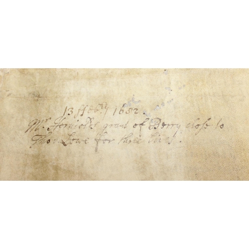 589 - 3 antique legal indenture/documents, dates ranging from 1682 - 1808 to incl 2 handwritten indentures... 