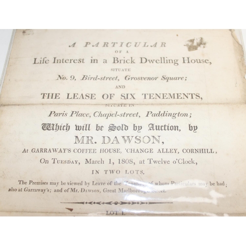 589 - 3 antique legal indenture/documents, dates ranging from 1682 - 1808 to incl 2 handwritten indentures... 