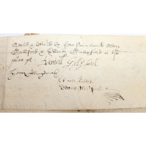 589 - 3 antique legal indenture/documents, dates ranging from 1682 - 1808 to incl 2 handwritten indentures... 