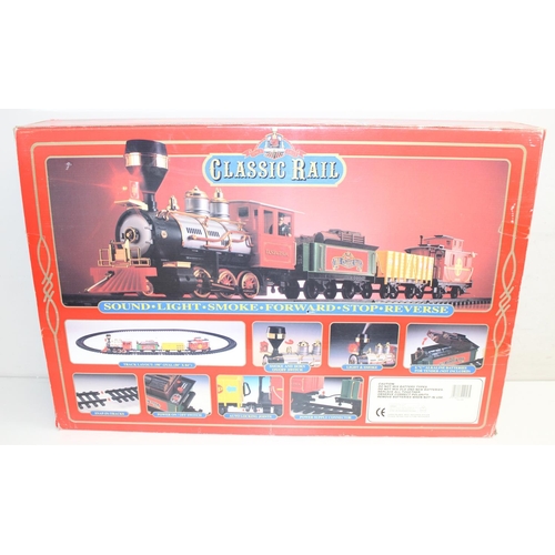 678 - Echo Classic Rail Santa Fe train set in original box