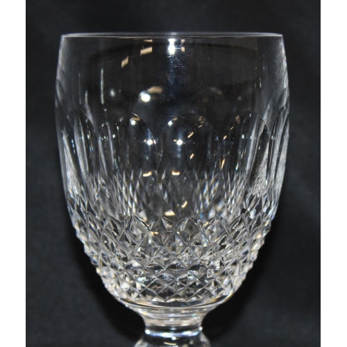 1500 - Waterford Crystal - a set of 4 Irish crystal wine glasses in the Colleen pattern, each approx 12cm t... 