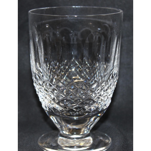 1501 - Waterford Crystal - a set of 6 Irish crystal smaller wine glasses in the Colleen pattern, each appro... 