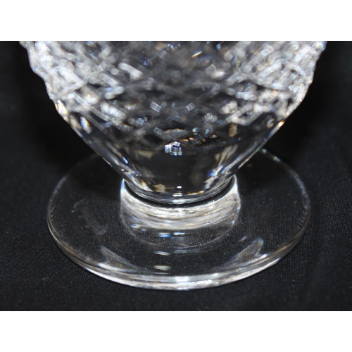 1501 - Waterford Crystal - a set of 6 Irish crystal smaller wine glasses in the Colleen pattern, each appro... 