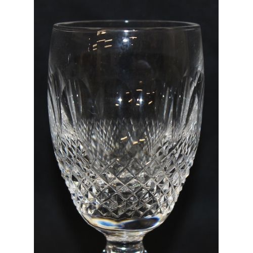 1502 - Waterford Crystal - a set of 5 Irish crystal smaller wine or port glasses in the Colleen pattern, ea... 