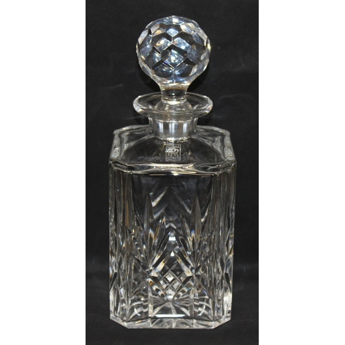 1701 - Of Rolls Royce interest, a set of 4 crystal whisky tumblers and a Scotch decanter, all etched with t... 