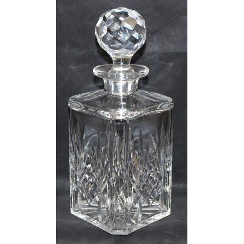 1701 - Of Rolls Royce interest, a set of 4 crystal whisky tumblers and a Scotch decanter, all etched with t... 