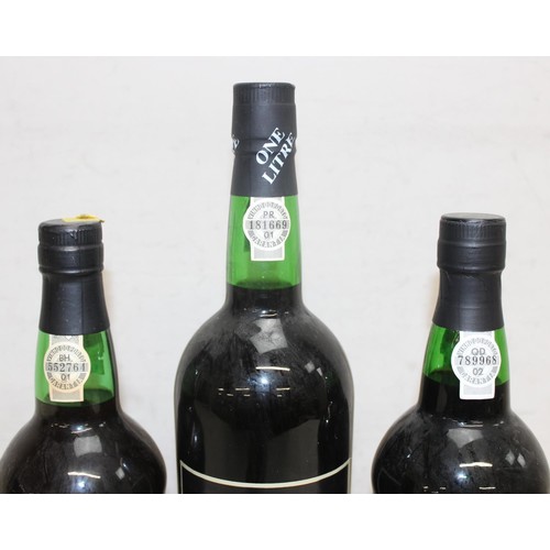 1599S - 3 bottles of Smith Woodhouse ruby port to include 2 70cl and 1 1L