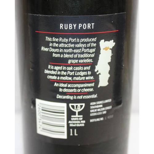 1599S - 3 bottles of Smith Woodhouse ruby port to include 2 70cl and 1 1L