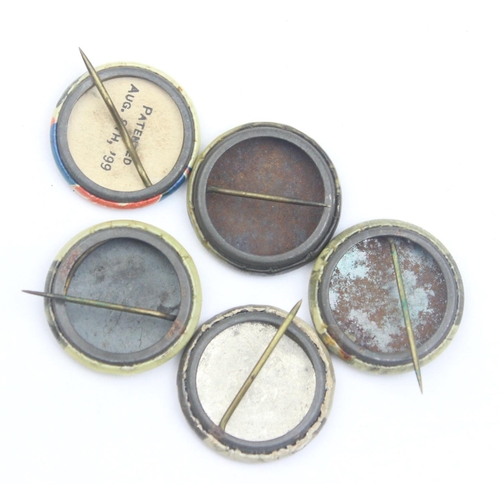 1419 - 5 assorted early 20th century pin badges to inc Baden-Powell and 4 copper alloy medals from 1937 Par... 