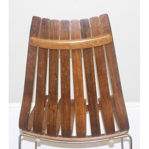 16A - Hans Brattrud for Hove Mobler - a set of six 1960’s Norwegian rosewood ‘Scandia’ chairs, by Hans Bra... 