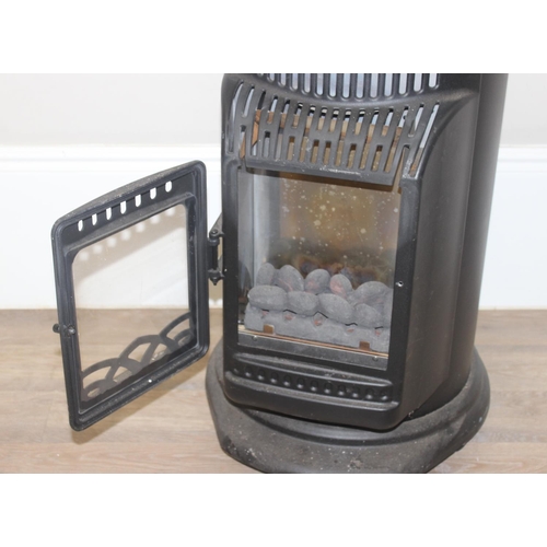 41 - Leisure Art CH300cast iron effect Canterbury gas heater, approx 47cm tall