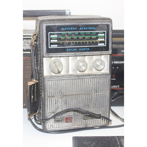 799 - Qty of vintage and later radios to include Sharp, Matsui and Saisho