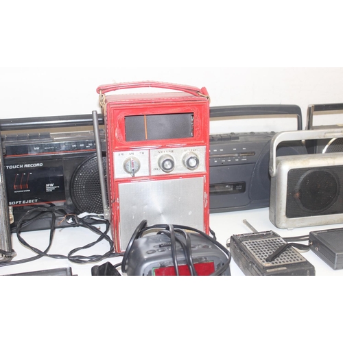 799 - Qty of vintage and later radios to include Sharp, Matsui and Saisho