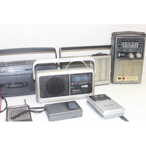 799 - Qty of vintage and later radios to include Sharp, Matsui and Saisho