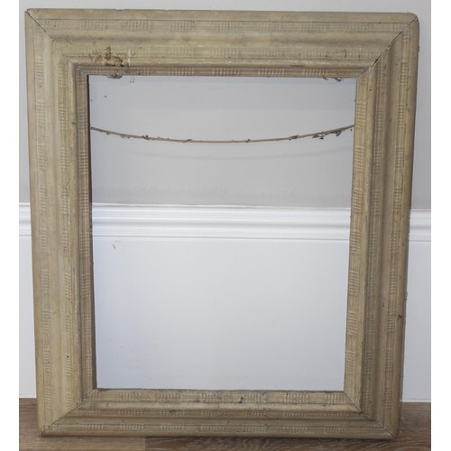 440 - 3 antique picture frames to inc one with highly decorative gilt gesso design, this one approx 65cm x... 