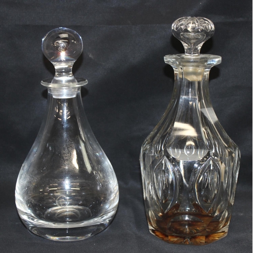 1710 - 6 assorted antique and later cut glass decanters, the largest approx 33cm tall and an Edinburgh Crys... 