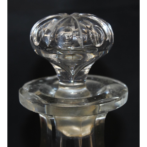 1710 - 6 assorted antique and later cut glass decanters, the largest approx 33cm tall and an Edinburgh Crys... 