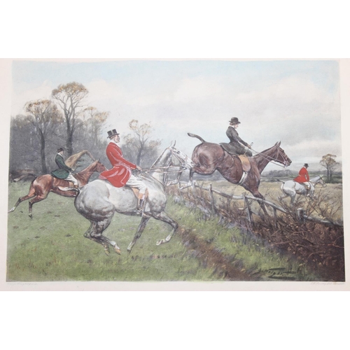 459O - After George Wright, a large qty of assorted hunting prints in both colour and monochrome marked by ... 