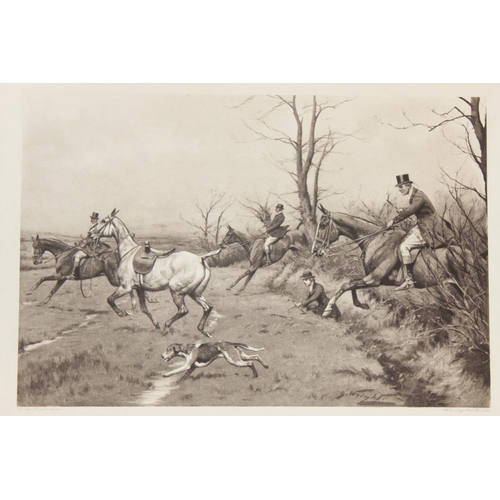 459O - After George Wright, a large qty of assorted hunting prints in both colour and monochrome marked by ... 