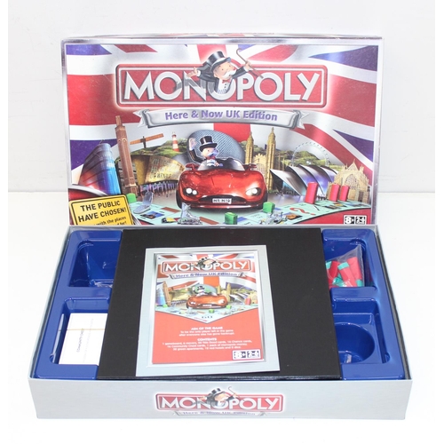 665 - Qty of Monopoly game variations to include 80th Anniversary edition, Deluxe edition, Here and now UK... 