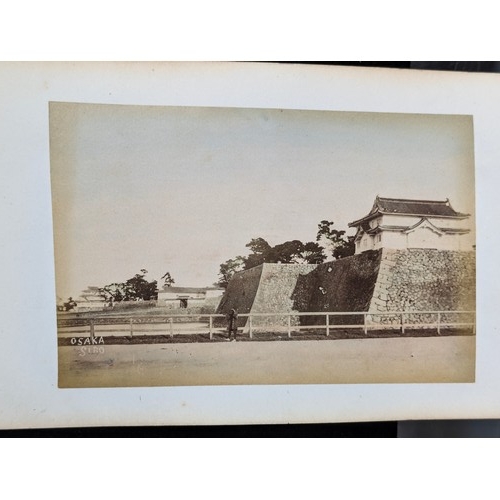 599 - Qty of ephemera to inc a Japanese black lacquered photograph album, likely late 19th or early 20the ... 