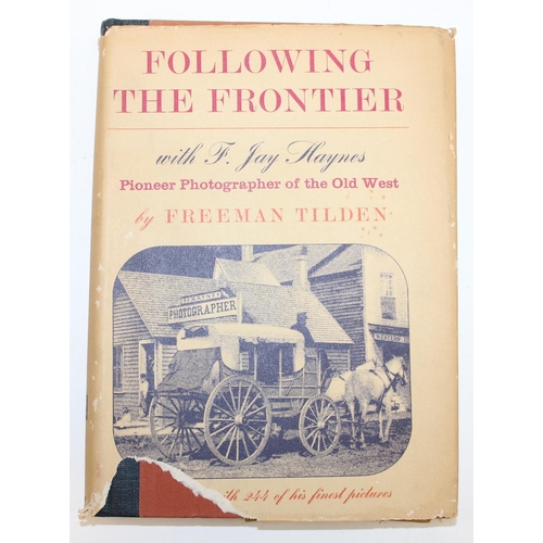 501 - 2 antique and vintage books relating to the American frontiers to inc Then and Now of 36 Years in th... 