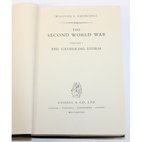 508 - Set of six Winston S Churchill 'The Second World War' books, all first edition with dust jackets, al... 