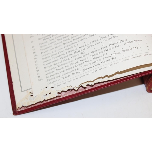 509 - Army & Navy Stores Limited 1935-1936 Price List, bound in red leather with gilt decoration, lots of ... 