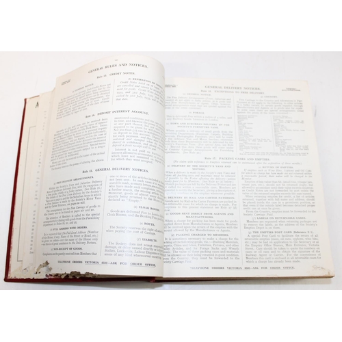 509 - Army & Navy Stores Limited 1935-1936 Price List, bound in red leather with gilt decoration, lots of ... 