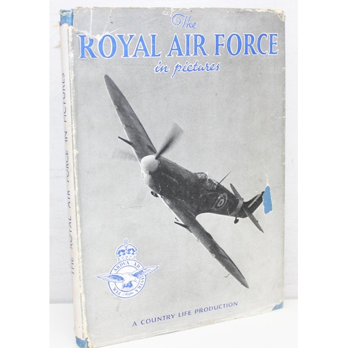 510 - Qty of assorted books to mainly RAF related to inc some signed by the author, to inc Bomber Offensiv... 