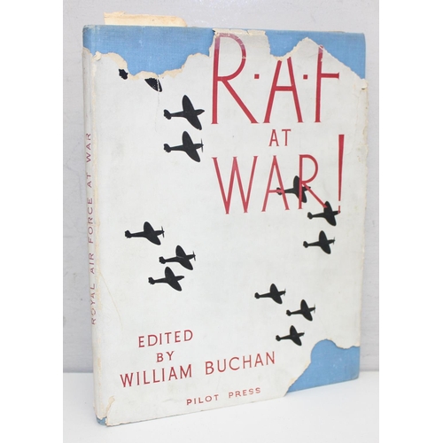 510 - Qty of assorted books to mainly RAF related to inc some signed by the author, to inc Bomber Offensiv... 