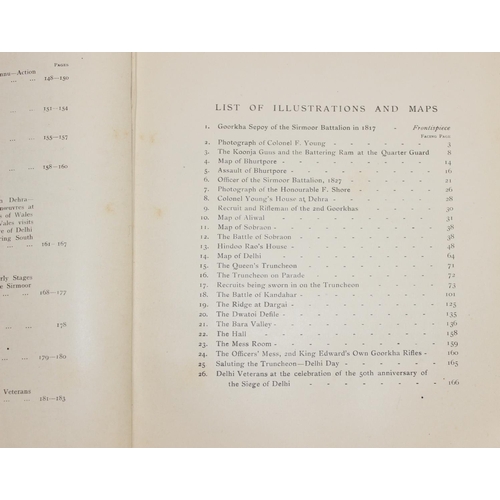 514 - History of the 2nd King Edward's Own Gookhas (The Sirmoor Rifles) by Colonel L.W. Shakespear 1912, i... 