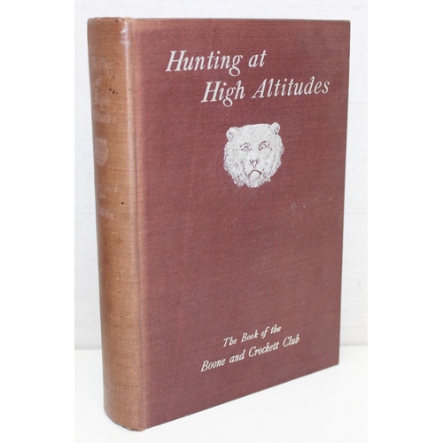 517 - 4 assorted antique books relating to hunting and sporting past times within America to inc Complete ... 