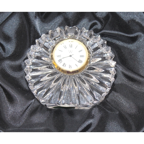 1350 - Qty of assorted watches and a Waterford Crystal clock