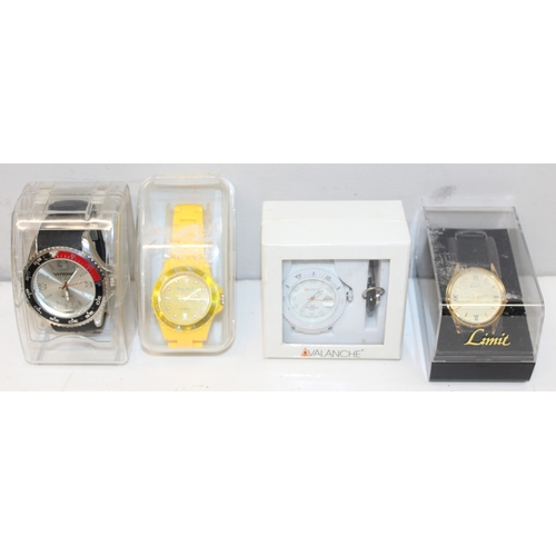 1350 - Qty of assorted watches and a Waterford Crystal clock