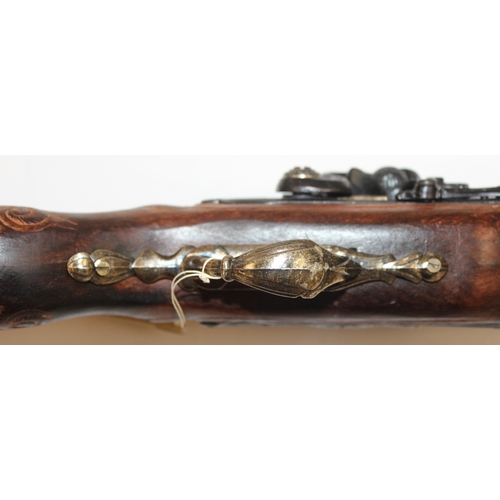 1405 - Replica weapons: Short decorative Turkish type Blunderbuss gun, approx 46cm