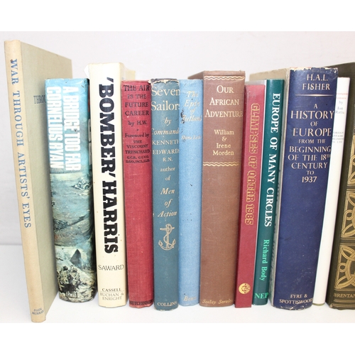 534 - Qty of assorted interesting vintage books to inc military related, Oxford related etc