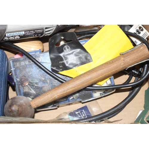 700 - A large qty of assorted tools, mainly jewellery making tools to inc hammers, punches etc