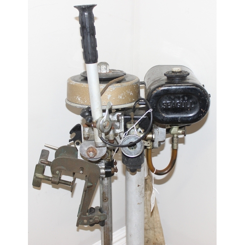 703 - A vintage Seagull outboard boat motor