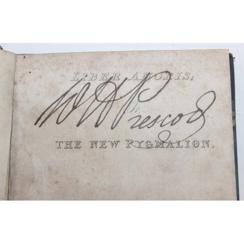 540 - Liber Amoris; or, The New Pygmalion by William Hazlitt, first edition, printed for John Hunt, 1823, ... 